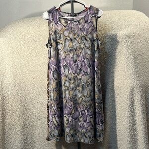 Effortless Style by Citiknits Snake print dress